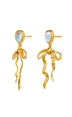 Maanesten Øreringe - Tiana - Forgyldt