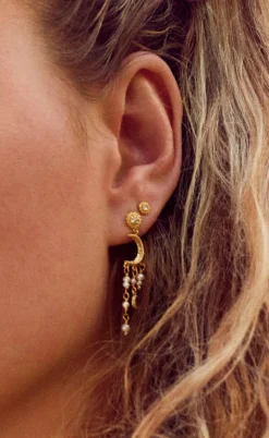 Maanesten Øreringe - Willa - Gold Colour