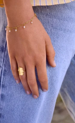 Maanesten Ring - Cuesta - Gold Colour