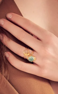 Maanesten Ring - Gudinde - Prehnit Colour