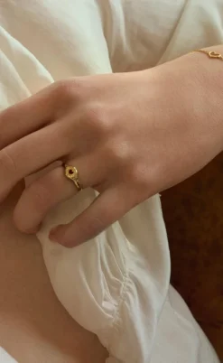 Maanesten Ring - Hayali - Gold Colour