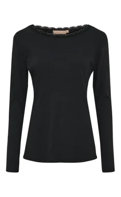 Marta Du Chateau Bluse - Belinda LS - Black
