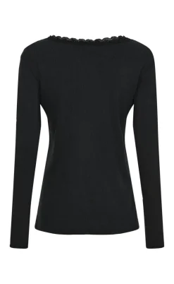 Marta Du Chateau Bluse - Belinda LS - Black