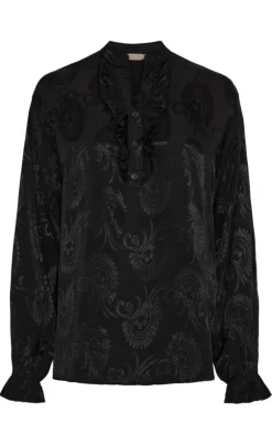 Marta Du Chateau Bluse - Charlene - Black