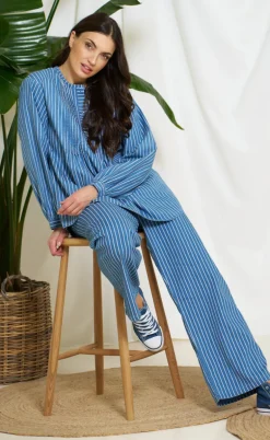 Marta Du Chateau Bluse - Eulalie - Medium Blue