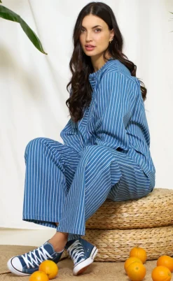 Marta Du Chateau Bluse - Eulalie - Medium Blue