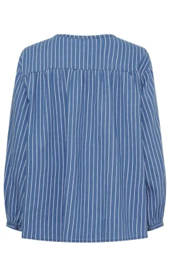 Marta Du Chateau Bluse - Eulalie - Medium Blue