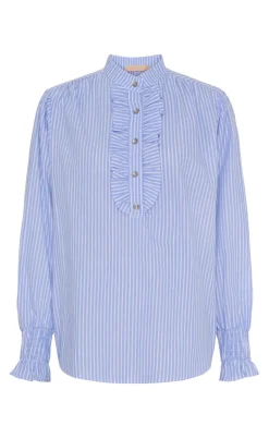 Marta Du Chateau Bluse - Margaux - Celeste