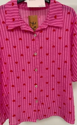 Marta Du Chateau Bluse - Menika - Fuxia