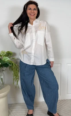 Marta Du Chateau Bukser - Estrella - Medium Blue