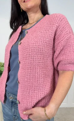 Marta Du Chateau Cardigan - Amour - Rose