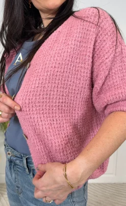 Marta Du Chateau Cardigan - Amour - Rose
