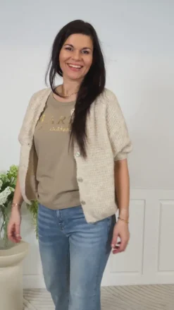 Marta Du Chateau Cardigan - Amour - Rose