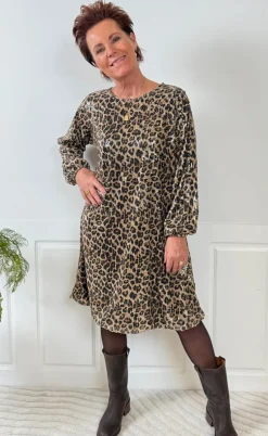 Marta Du Chateau Kjole - Beline - Leo Print