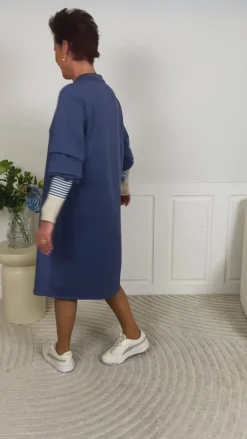 Marta Du Chateau Kjole - Cybele - Jeans Blue