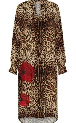 Marta Du Chateau Kjole - Eloise Dress - Moro Red Flower