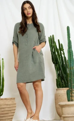 Marta Du Chateau Kjole - Mariella - Military