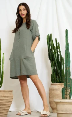 Marta Du Chateau Kjole - Mariella - Military