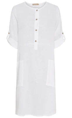 Marta Du Chateau Kjole - Mariella - Optical White