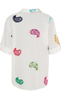 Marta Du Chateau Skjorte - Ester - White Multi Cashmere