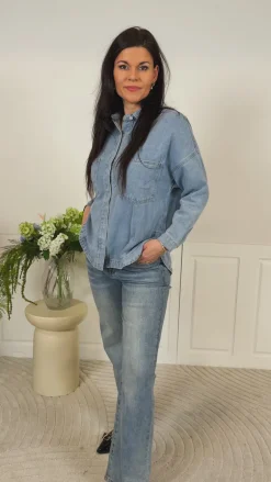 Marta Du Chateau Skjorte - Ivana - Blue Denim