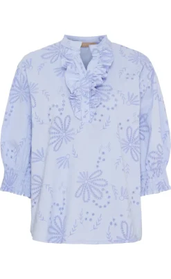 Marta Du Chateau Skjorte - Linda - Celeste