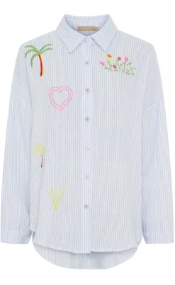 Marta Du Chateau Skjorte - Sandra - Celeste