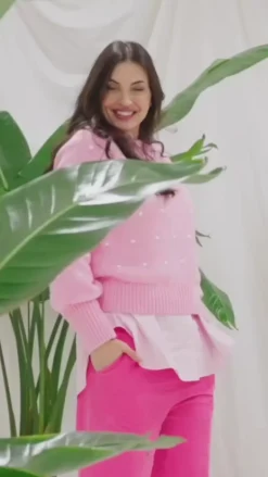 Marta Du Chateau Strik - Alisee - Pink/Bianco