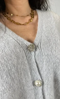 Marta Du Chateau Strik - Cassia Knit - Light Grey