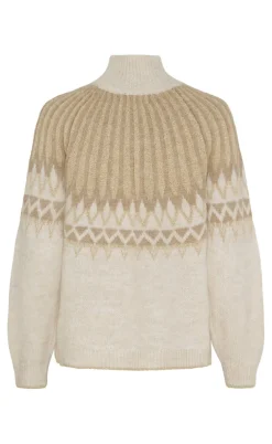 Marta Du Chateau Striktrøje - Gaelle - Beige