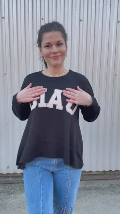 Marta Du Chateau Sweatshirt - Charline - Black