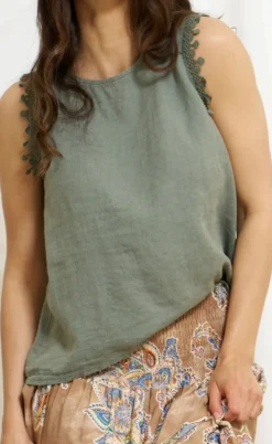 Marta Du Chateau Top - Holly - Military