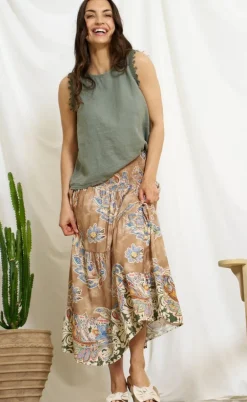 Marta Du Chateau Top - Holly - Military