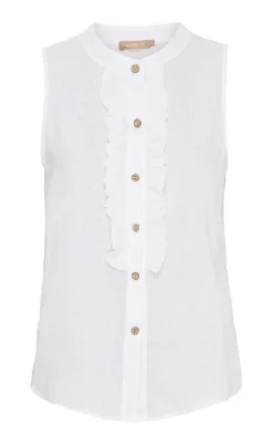 Marta Du Chateau Top - Malene - Optical White