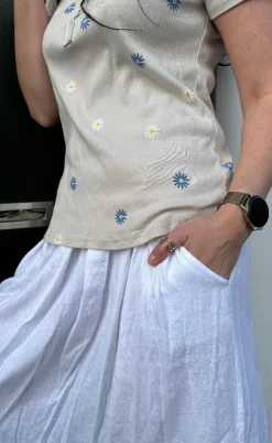 Marta Du Chateau T-Shirt - Cecilie - Beige