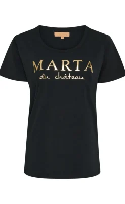 Marta Du Chateau T-shirt - Jeanette -  Black