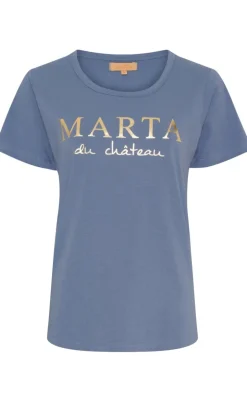 Marta Du Chateau T-shirt - Jeanette -  Denim Blue