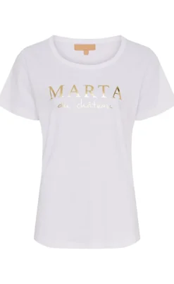 Marta Du Chateau T-shirt - Jeanette -  Optisk White
