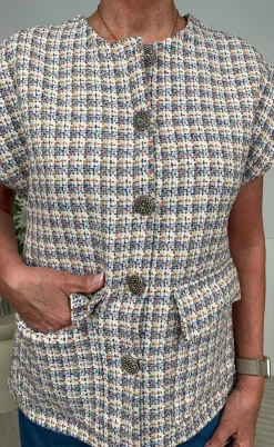 Marta Du Chateau Vest - Loretta - Blue