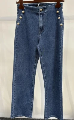 Marta Du Chateu Bukser - Elvira - Blue Denim