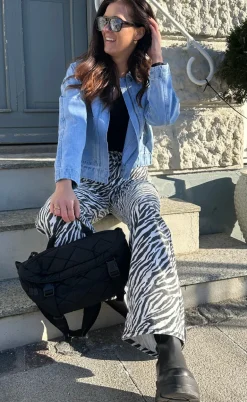 Moves Jeans - Adanna Zebra - Black