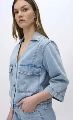 Moves Skjorte - Amarie - Light Blue