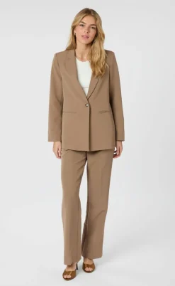 Neo Noir Blazer - Avery Suit - Dusty Brown