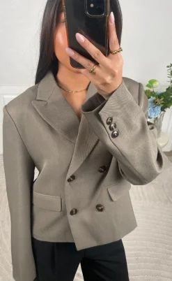 Neo Noir Blazer - Conan Structure - Khaki