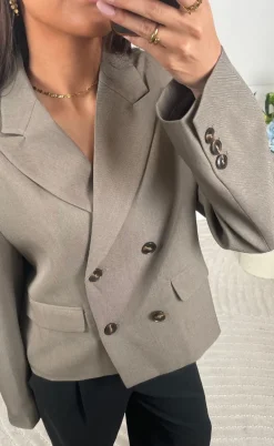 Neo Noir Blazer - Conan Structure - Khaki