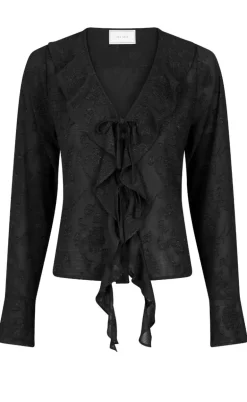 Neo Noir Bluse  - Anika - Black