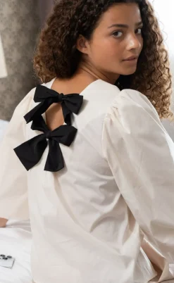 Neo Noir Bluse - Lorraine - Ivory