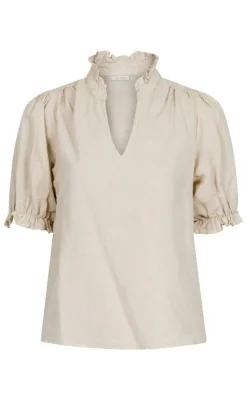 Neo Noir Bluse - Odesa Linen - Sand