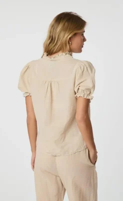 Neo Noir Bluse - Odesa Linen - Sand