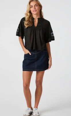 Neo Noir Bluse - Siama S Voile - Black